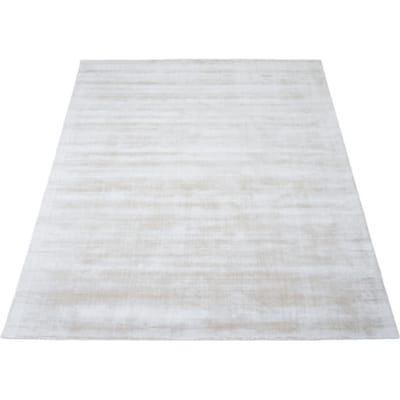 Vloerkleed Cos Ivory - 160 x 230 cm - Luxe Viscose Design Vloerkleed met Zijdezachte Glans