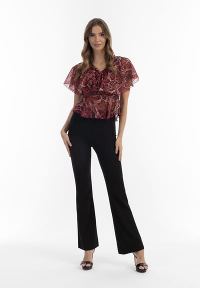 Faina Blouse Dames rode slang