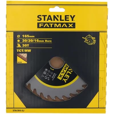 Stanley Cirkelzaagblad Hout Fatmax - 165mm - 30t - Hardmetaal