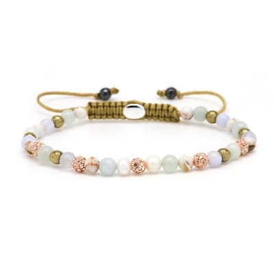Karma Armband Spiral Bente XXS Rosé Crystal