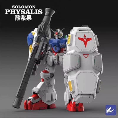Solomon 1/100 RX-78 GP02 Physalis Montage Figuur Kit Actiefiguren Meerlaags Overlappend Skelet Mecha Verrassingscadeau Speelgoed gray