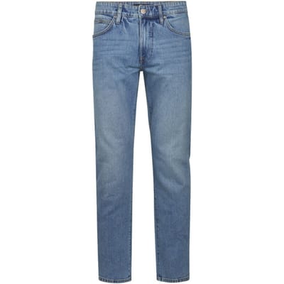 Petrol Industries blauwe heren jeans   Bleached wash wassing   Relaxed Fit   5-Pocket zakken   Knoop- en ritssluiting   Duurzaam   Regular waist Blauw