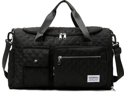 Weekendtas zwart -45*20*30 cm 26L - Reistas - Sporttas - Handbagagetas - Damen Heren