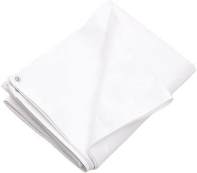 Dekzeil - Tarp Grondzeil - Tuin Camping - Waterbestendig HDPE - 4x5 Meter - Wit