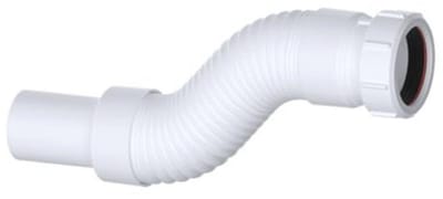 Compacte Flexibele Afvalpijp Connector voor 40mm Afvoer - Verstelbare Douche- en Gootsteenafvoerpijp