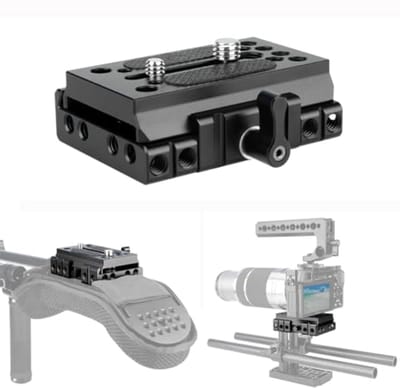 Quick Release Plaat voor Camera Rig en Statief - Geschikt voor 15mm Schouder Mount