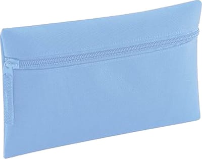 Quadra Classic Zip potlood zak *Etui *Pennen zakje * Licht blauw