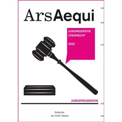 Jurisprudentie Strafrecht / 2022 - Ars Aequi Jurisprudentie