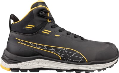 PUMA XPLORE ANTHRACITE/YELLOW MID S3S ESD FO HRO SR 635630806000041 Veiligheidsschoenen S3S Schoenmaat (EU): 41 Antraciet 1 paar