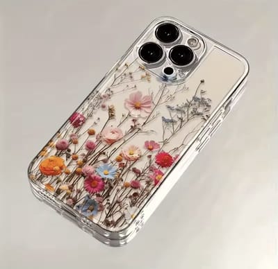 Vrolijk telefoonhoesje met gedrukte bloemen - Iphone 13 PRO