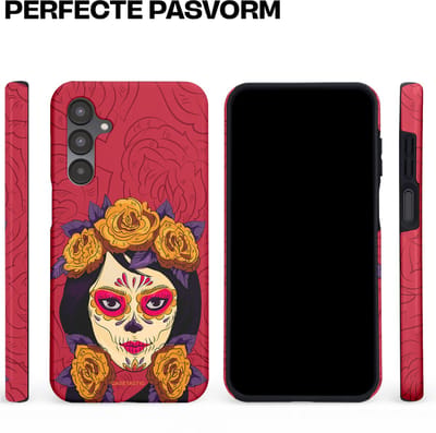 Casetastic Hoesje Geschikt voor Samsung A16 - Stijlvolle Beschermende Duo-layer Case - Middernachtmasker