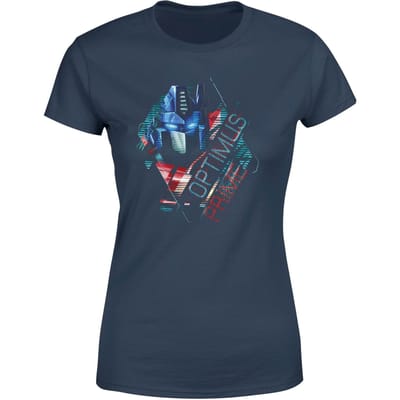 Transformers Optimus Prime Glitch Women's T-Shirt - Blauw - S