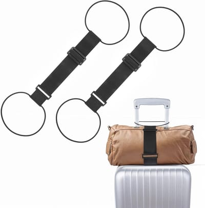 Verstelbare Elastische Bagage Bevestigingsriemen - 2 Stuks voor Draagtas en Reisaccessoires