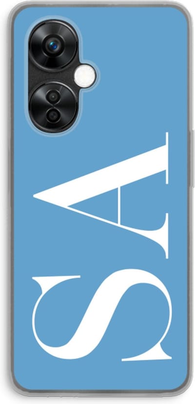 Gepersonaliseerd - Case Company® - Hoesje geschikt voor OnePlus Nord CE 3 Lite hoesje - Monogram N°2 - Soft Cover Telefoonhoesje - Bescherming aan alle Kanten en Schermrand