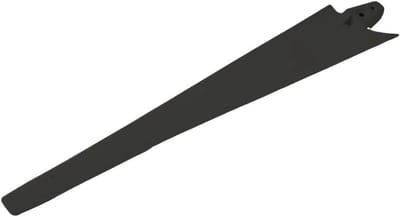 Windturbinebladen - Reservemessen - Energie opwekken - Lichtgewicht ontwerp - 530 mm - Wit/Zwart