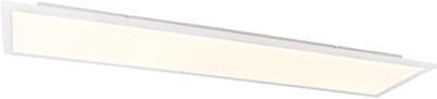 QAZQA liv - Moderne Dimbare LED paneel | Plafondlamp met Dimmer - 1 lichts - L 120 cm - Wit - Woonkamer | Slaapkamer | Keuken