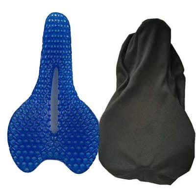 Avec Housse Ultra Douce Gel Silicone Coussin Housse Selle Vélo Siège VTT Vélo de Montagne Épaissi Confort Supplémentaire United States