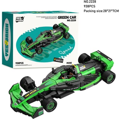 Nieuwe F1 Auto Model Bouwstenen Set Formule Sport Voertuig Mini Bakstenen Speelgoed voor Jongens Verzameling Cadeau Muur Decoratie No box