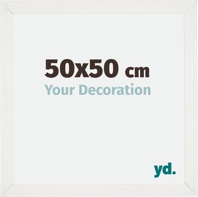 Your Decoration - Fotolijst 50x50 cm - MDF - Wit Geveegd - Mura