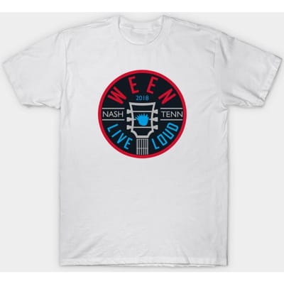 T-shirt Femme Ween Nashville Imprimé Harajuku Kawaii T-shirt Été Manches Courtes T-shirt Haut 4XL blanc