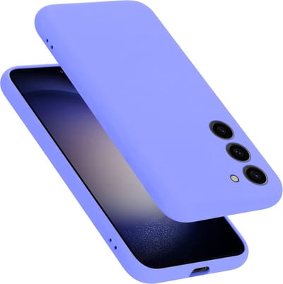 Cadorabo Hoesje geschikt voor Samsung Galaxy S23 in LIQUID LICHT PAARS - Beschermhoes gemaakt van flexibel TPU silicone Case Cover