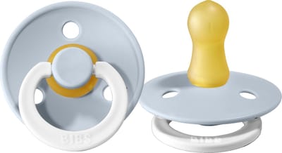 Bibs fopspeen - maat 1 0-6 maanden - 1 stuk - baby blue glow in the dark