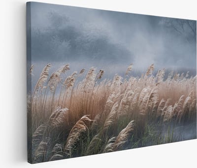Saammp Muurcirkel Hout - Landschap - Neutraal - Abstract kunstwerk - Ø 90 - Wandcirkel - Wanddecoratie Cirkel - Muurdecoratie Woonkamer - Slaapkamer decoratie - Rond Schilderij
