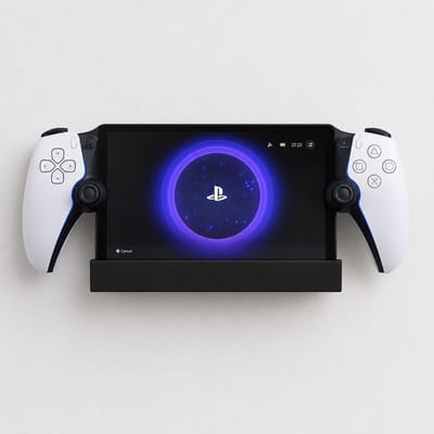 YUOM. Muurbeugel geschikt voor PlayStation Portal – Wandhouder voor PS Portal Remote Player – Zwart