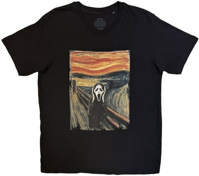 Scream Ghostface - Scream Painting Heren Tshirt - S - Zwart