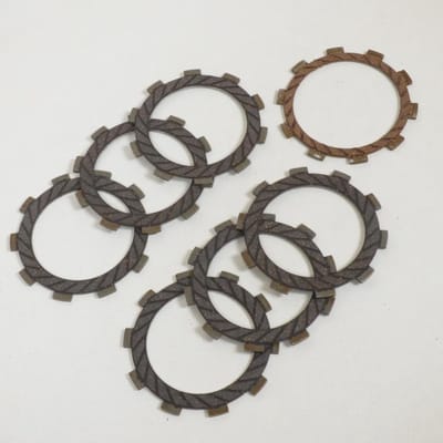 tecnium koppelingsvoering schijf voor kawasaki 80 kx motorfiets 1989 tot 1997 nieuw