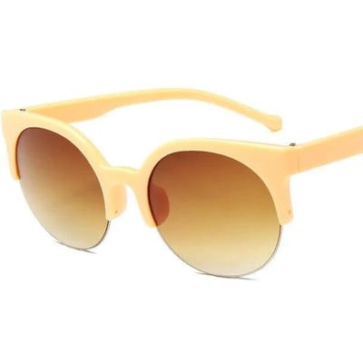 Modeontwerper Cat Eye Dames Zonnebril Oversized Zonnebril Cat eye Vintage Vrouwelijke Brillen Bril