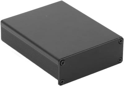 Aluminium behuizing voor elektronica, lege metalen behuizing voor PCB-kaarten - 8.5 x 6.3 x 1.5 cm (L x B x H), duurzaam en lichtgewicht ontwerp