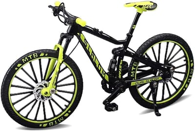 Mini Fietsmodel - Vingerfiets Decoratie - Decoratief Speelgoed - Realistische Verhouding - Schaal 1:10 - D