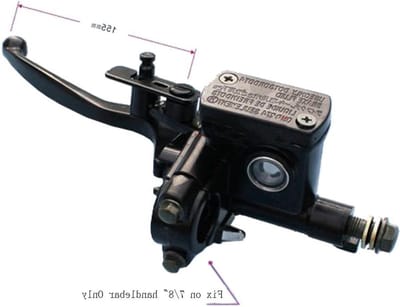 Hydraulische rempomp met hendel voor 50cc, 70cc, 90cc, 110cc en 125cc ATV, quad en pitbike