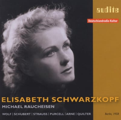 Elisabeth Schwarzkopf & Michael Raucheisen - Interprets songs by Wolf, Schubert, Strauss, Purcell, Arne & Quilter (CD)
