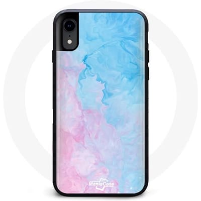 Iphone XR Hoesje Wallpaper Safari roze blauw