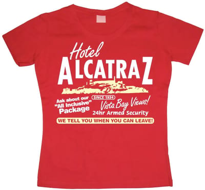 Hybris Dames T-shirt Alcatraz Girly SH-5-10860-LFH1-11