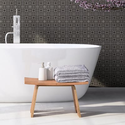 Muurstickers voor keuken en badkamer - 60 Oosterse cementtegelstickers (Oualata) - 60 stickers, 10x10 cm