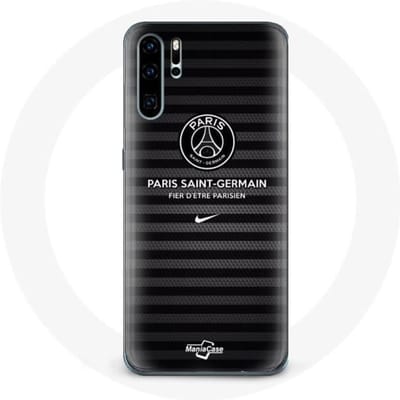 Coque - Paris Saint Germain - Huawei P30 - Noir - Souple - Fier d'être Parisien