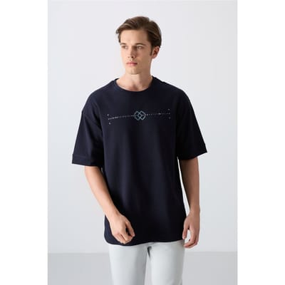 Oversized Geprinte Crew Neck T-shirt