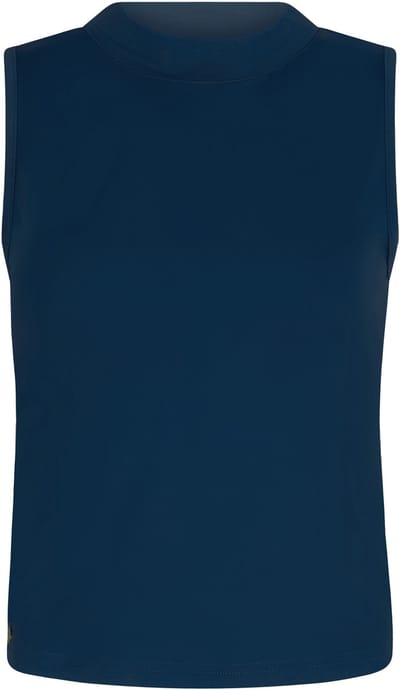 Chic by Lirette - Crop top halter Natural - Nachtblauw - M