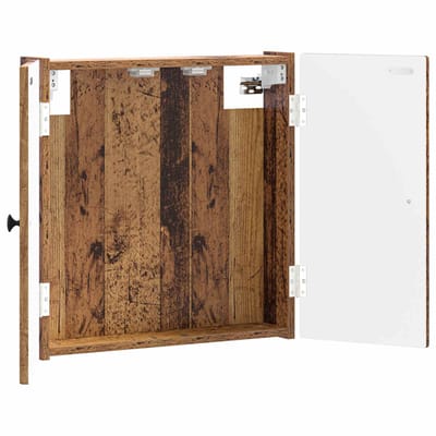 vidaXL - Dartbord - Kabinet - EDE - Oud - hout - 52,5 - x - 10,5 - x - 53,5 - cm