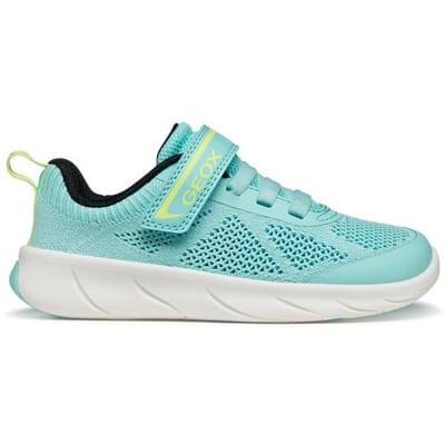 GEOX FOOT-RUN MEISJES Sneakers - AQUA/ZUURGROEN - Maat 27