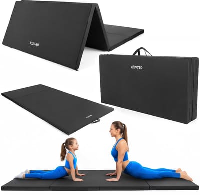 Gymtek® XL Opvouwbare Turnmat, Sportmat, Gymmat, Trainingsmat, Gymnastiekmat - 240x120x5 cm - Gymnastiek, Yoga, Judo, Karate, Fitness, Pilates, Vechtsporten
