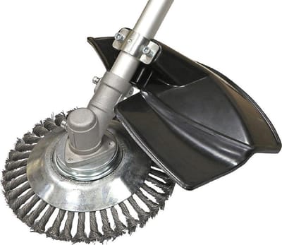 Gardentec Onkruidborstel + Beschermkap - Ø 20cm - Max. Toerental 10.000 p/m - Asgat Ø 25,4mm