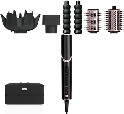 5-in-1 Airstyler en Haardroger - Sterke en Snelle Styling zonder Hittebeschadiging
