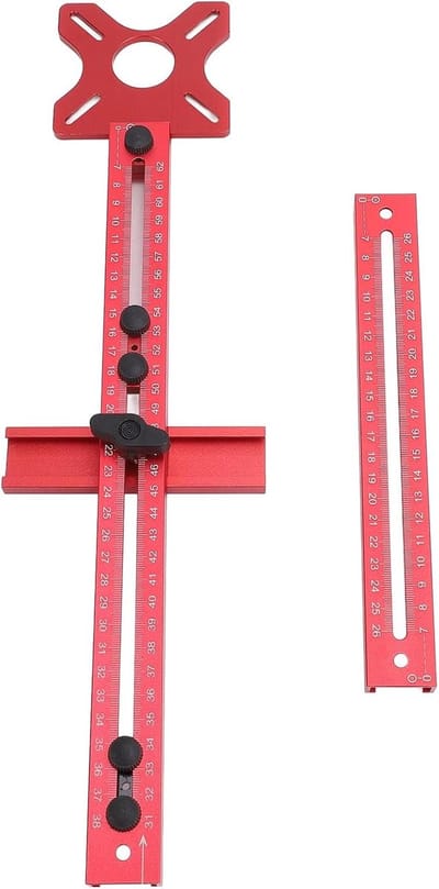 Freesbeugel Aluminium - Houtbewerking Jig - Cirkels Snijden - Robuuste Constructie - 460 Gram