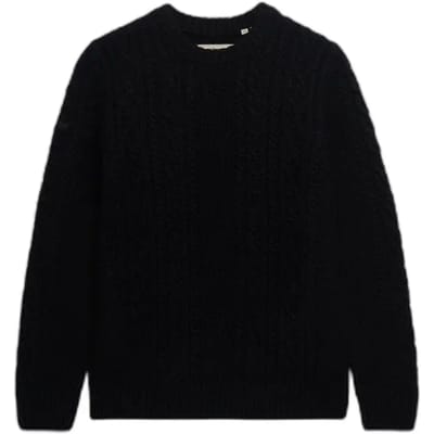 Superdry - Jacob Cable Knit Trui - Heren - Sweaters