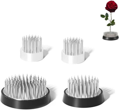 Steekegels voor Bloemen - 4 Stuks - Ideaal voor Ikebana, Tuin en Hotel