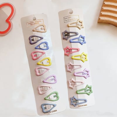 Haarspeldjes - Haarspeldjes voor kinderen - Set haarspeldjes - 20 stuks - Diverse kleuren - Clip-model - Voor meisjes